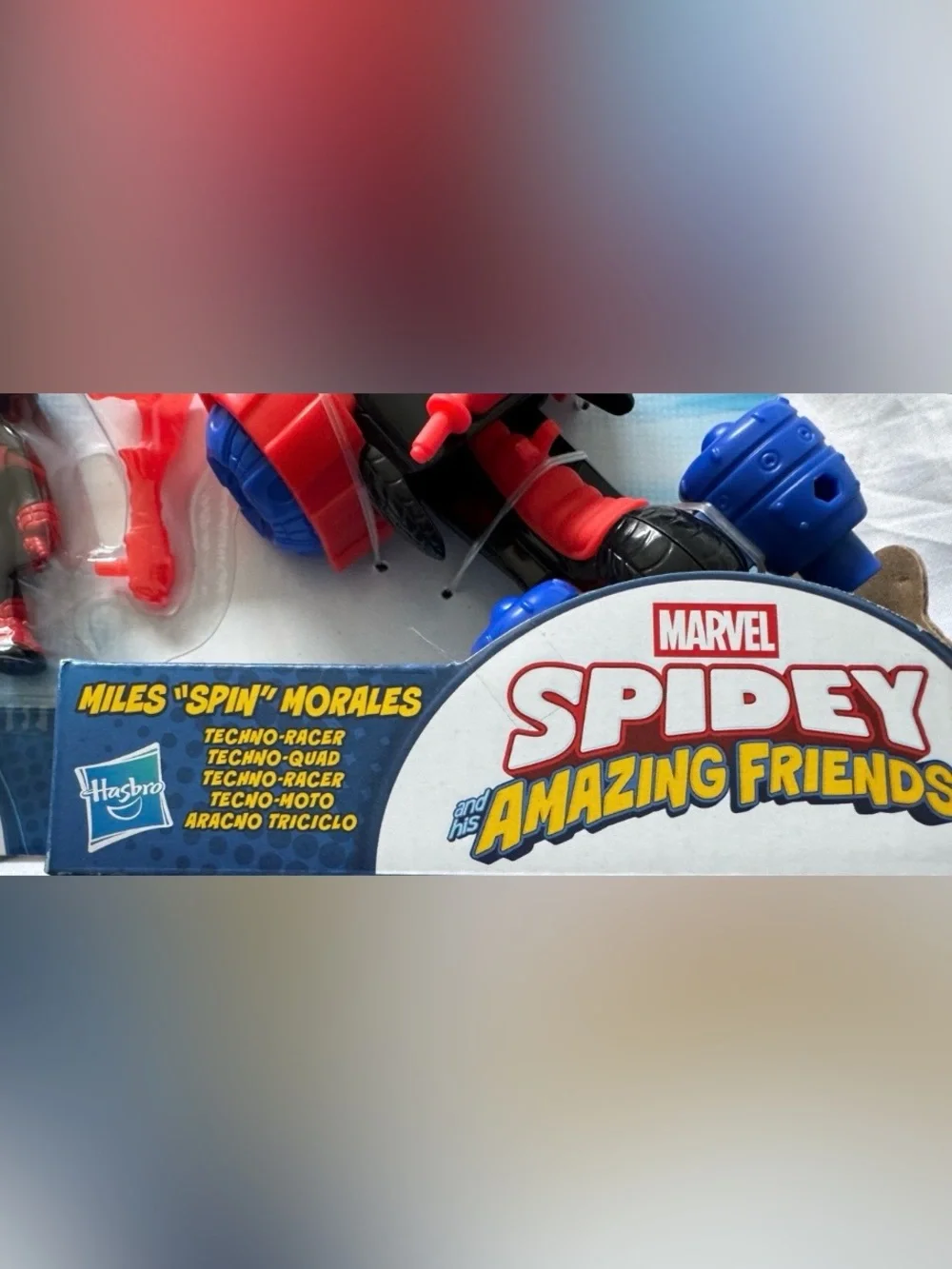 NIB Hasbro Marvel Spidey & His Amazing Friends Techno-Racer Vehicle Set